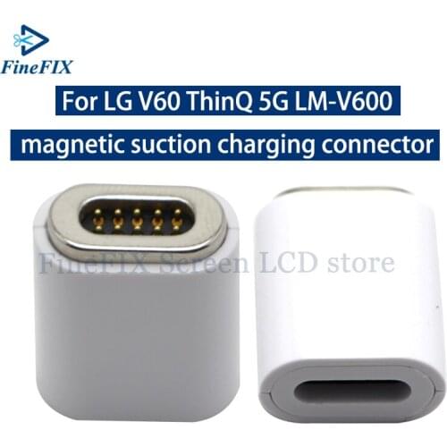Original For LG V60 ThinQ 5G LM-V600 Magnetic Suction Charging Connector For LG V60 charging connector adapter