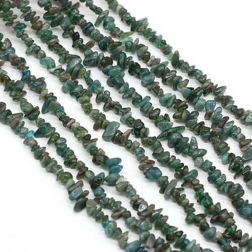 Natural India Agates Stone Beads Irregular Freeform Chip Gravel Beads for Making Jewelry Necklace Size 3x5-4x6mm Length 40cm
