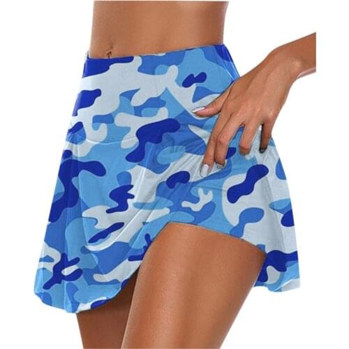 Gym Women Running Shorts Skirt High Waist New Shorts Double-layer Print Patchwork Fitness Shorts Sports Short Skirt Велосипедки