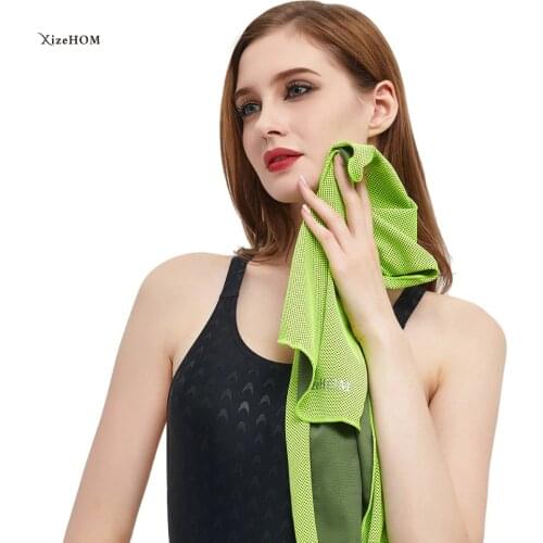 XizeHOM 120x30cm Sport Cooling Towel Sweat Summer Ice Towel Ice Cool Towel High Quality Hypothermia Cold Towel