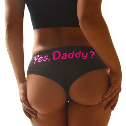 Sanderala Women Cotton Letters Printing Panties Super Ultra-short Low Waist Skinny Shorts Elastic Waist Sexy Underwear