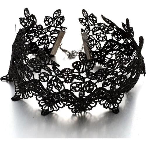 Women Lace Choker Butterfly Gothic Woman Collar Party Jewelry Neck Accessories Chokers Chain Necklace Clavicle Necklace