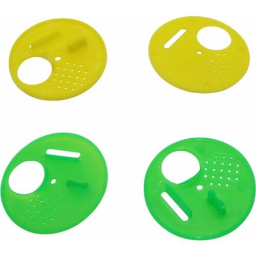100 Pcs Beekeeping Plastic Beehive Door Round Single Bee Exit Hive Vent Entrance Ventilation Gate Nest Tools Apiculture Supplies
