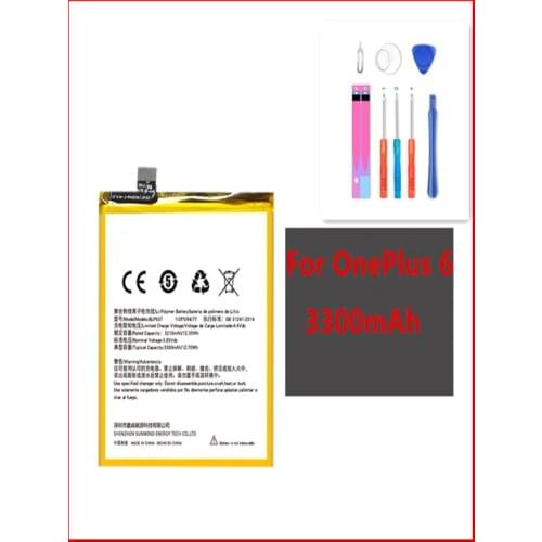 3.85V BLP657 Phone Battery Replace 3300mAh Lithium Battery With Repair Kits For OnePlus 6(One Plus 6/OnePlus Six/One Plus Six)