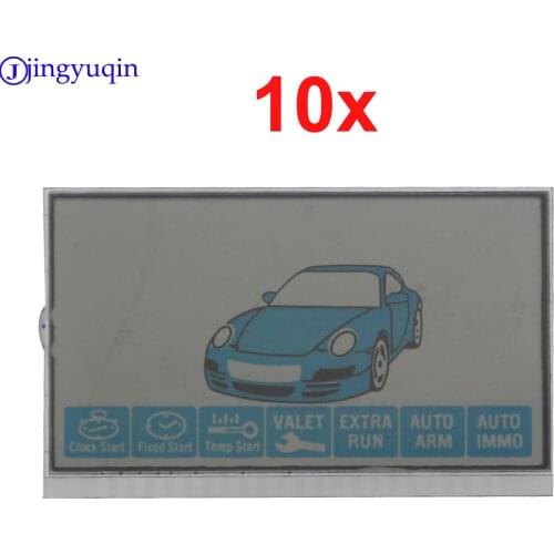 Bilchave 10pcs B9 lcd remote control two-way car remote control B9 lcd display for Russian version of starline