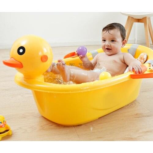 Baby Bath Tub Baby Bath Tub Can Sit And Lie Cartoon Universal Newborn Products Large Children Bath Tub