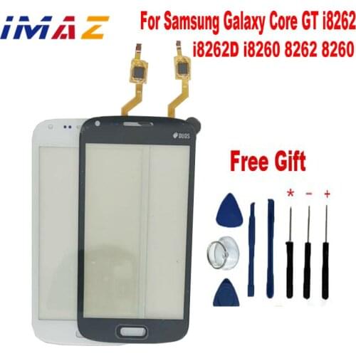 IMAZ For Samsung Galaxy Core GT i8260 i8262 i8268 8260 8262 D Touch Screen Panel Sensor Digitizer Front Glass Lens Touchscreen