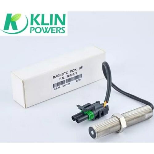 Magnetic Pickup MPU 3034572 Speed Sensor 80mm Diesel Generator Part M16 80mm Thread Magnetic RPM Genset Ohm Stainless Sensor