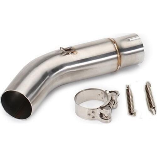 Motorcycle Exhaust muffler Link Pipe GSR 750 Motorbike Mid Link Pipe Middle Connector tube Escape moto For Suzuki GSR750