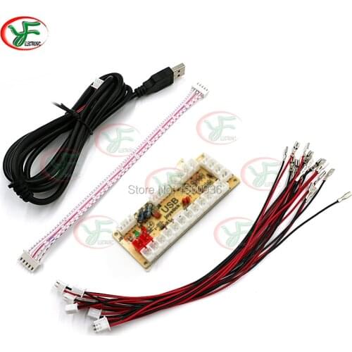 Zero Delay USB Encoder to PC Joystick and Button For RetroPie & MAME & Fight Stick Controls DIY Arcade Game Kit Parts