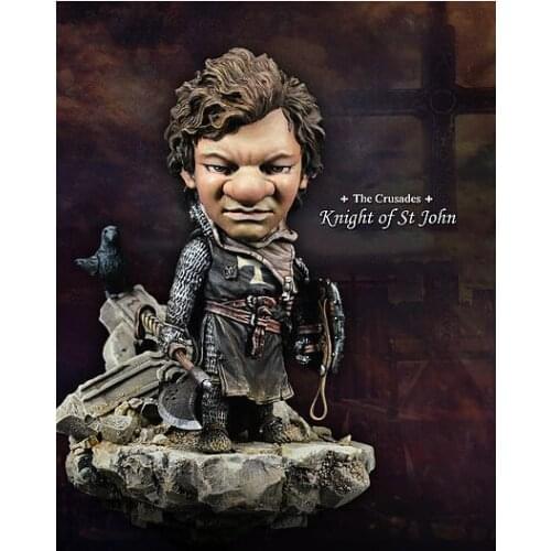 New Unassembled 1/32 Crusades, Knights of St. John Figure Resin Kit DIY Toys Unpainted kits
