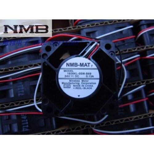 Original For NMB 1608KL-05W-B69 4020 4cm 40*40*20MM 24V 0.13A cooling server axial fan
