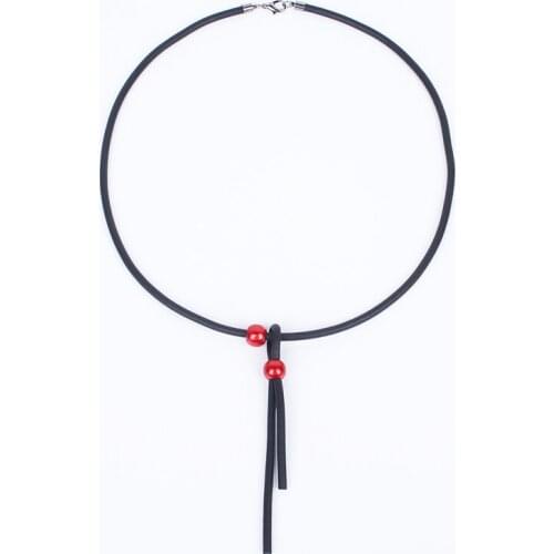 JID New Colorful Pearl Bead Necklace Minimalism Statement Choker Beads Designer Jewelry Punk Style Handmade Women Neck Necklace