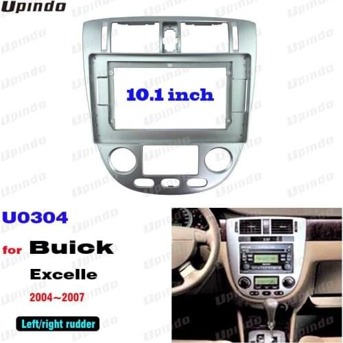 2 Din 10.1 Inch Car Radio Fascia Panel Frame for Buick Excelle 2004-2007 Dashboard ABS Plastic Installation Trim Kit