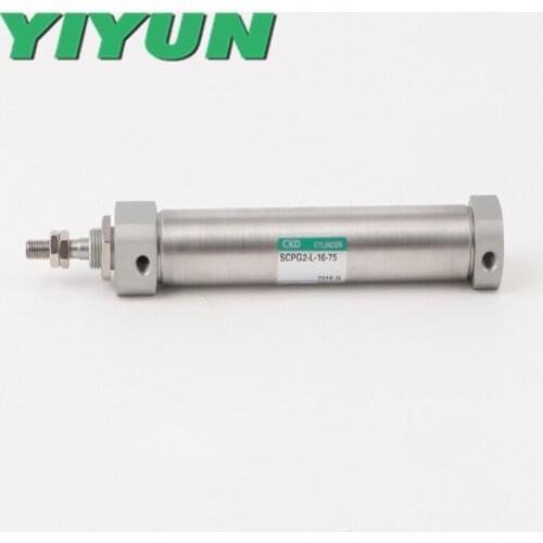 SCPG2-L-6-10,15,20,25,30,35,40,50,60,75,80,90,100 Pencil shaped cylinder SCP serie