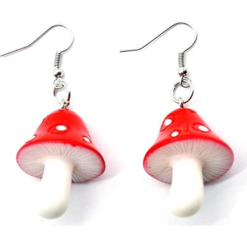 Cute Mushroom Earring Women Fashion Multicolor Earring For Students Girl Fashion Jewelry Accessories Gift Brincos