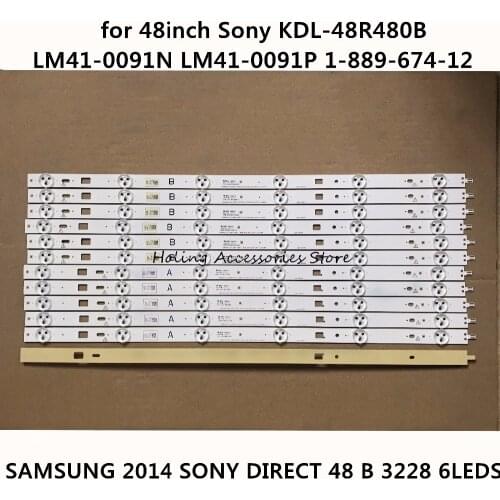 LED backlight strip for KDL-48R480B SAMSUNG_2014_SONY_DIRECT_48_A_3228 LM41-00091N LM41-00091P