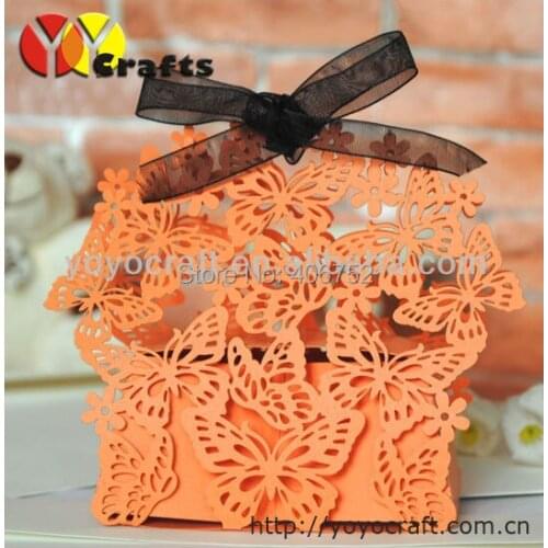 Party supplies wedding birthday party decorations butterfly wedding favor box birthday party souvenir box
