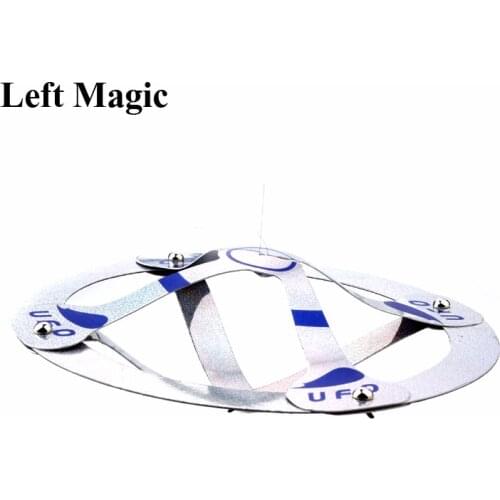UFO Floating Fly Magic tricks Mystery Mid Air Fly Saucer UFO magic Props Outdoor Funny Toy For Kids Gift G8023