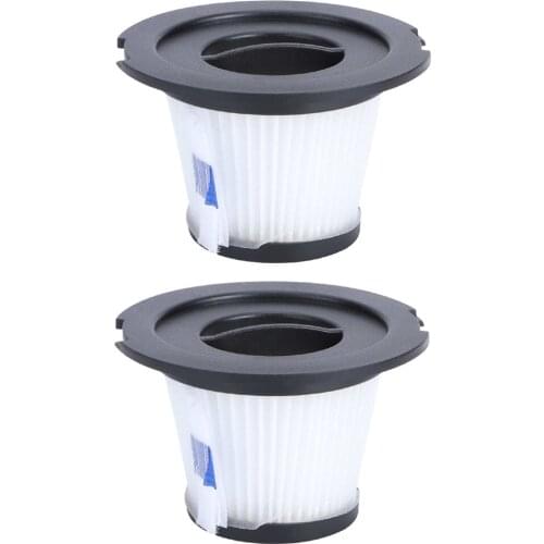 2Pieces Cartridge Filter for Dibea T6 C17 T1 Wet Dry Vacuum Cleaner Replacement Parts Accessories Home Cleaning Dust Collector