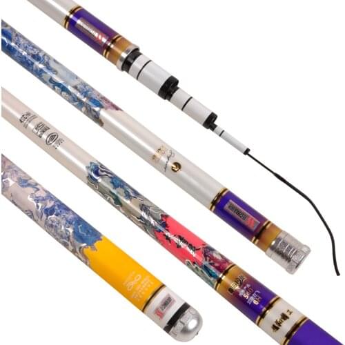 3.6-7.2M 19 tone fishing rods ultralight superhard carbon 6H taiwan fishing rod in hand power 28 tone carp rod