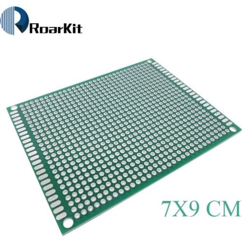 5PCS/LOT 7x9 cm PROTOTYPE PCB 2 layer 7*9cm panel Universal Board double side 2.54MM board