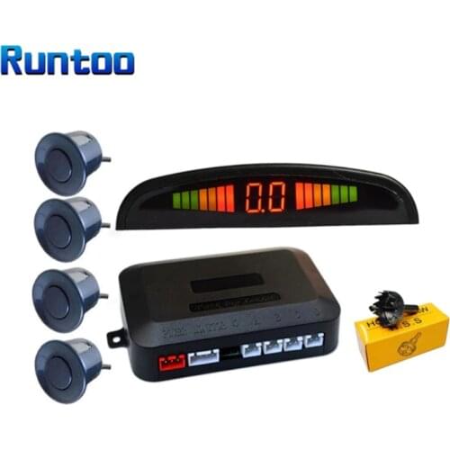 Car Auto Parktronic LED Parking Sensor With 4 Parking Sensors Backup Car Parking Radar Monitor Detector System Backlight Display