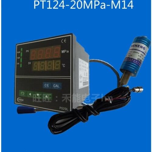 High temperature melt pressure sensor, intelligent digital instrument, PT124-20MPa-M14