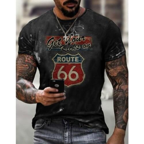 Summer Mens T-Shirt European And American Street Fashion 6 Beer Shiel 3D Printed Clothes, Loose Large Size Quick-Drying T-Shirt