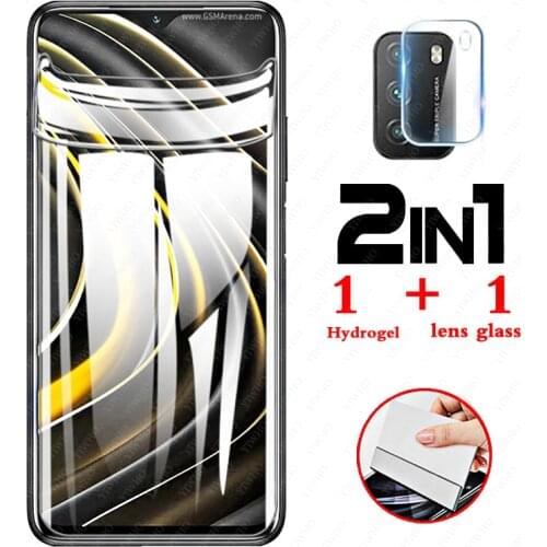 Screen Protector Hydrogel Film For xiaomi poco m3 Full Cover Protective Film For pocophone poko pocco poko m 3 M2010J19CG Glass