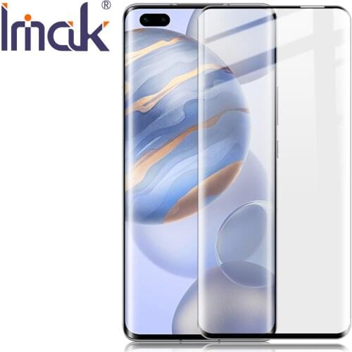 Imak 3D Curved Tempered Glass For Huawei Honor 30 Pro Pro+ Plus oleophobic Full Screen panel Glue