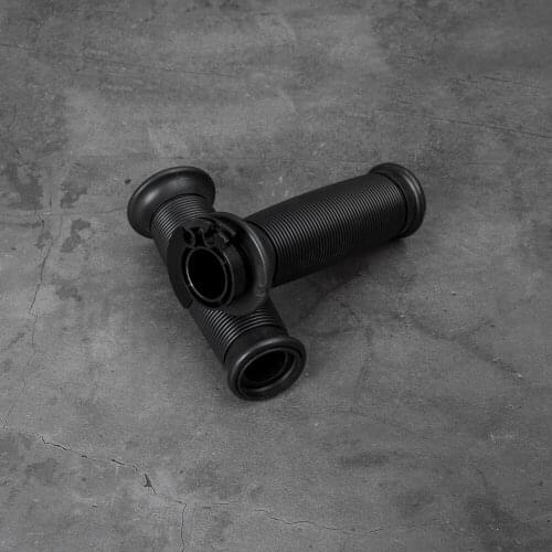 Cafe Racer Motorcycle Grips Round Brown/Black Grips 22MM Universal Handle Bar Rubber material Vintage handlbars