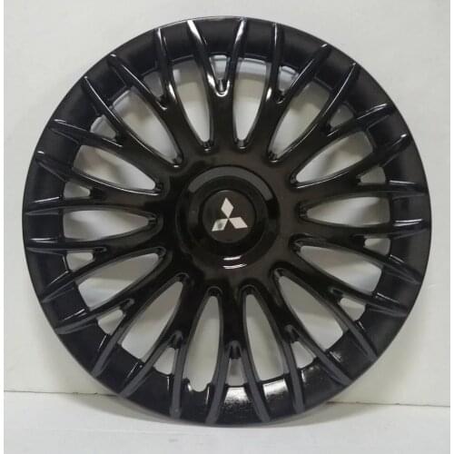 Wheel Rim Cover R15 For Mitsubishi Piano Gloss Bright Black Hub Flexible Trim Cap 4pcs/set Emblem Car Tuning Accessories