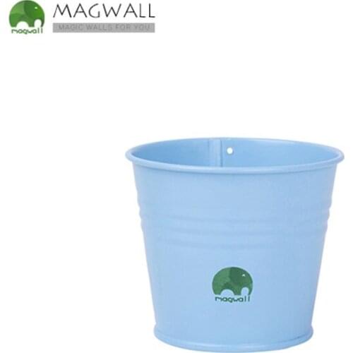 Multi-color iron bucket table decoration small item holder pen marker storage tool