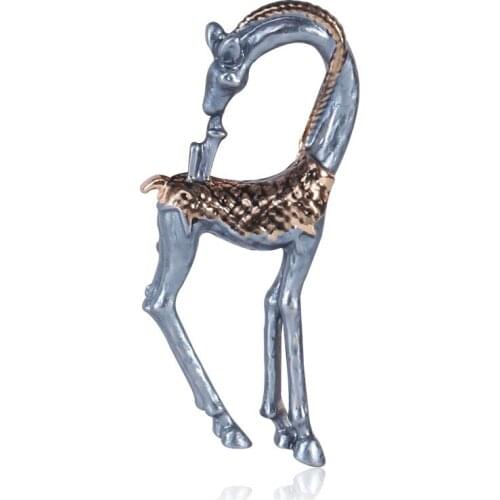 Fashion popular retro steed brooch alloy enamel drip brooch temperament fashion suits clothing accessories