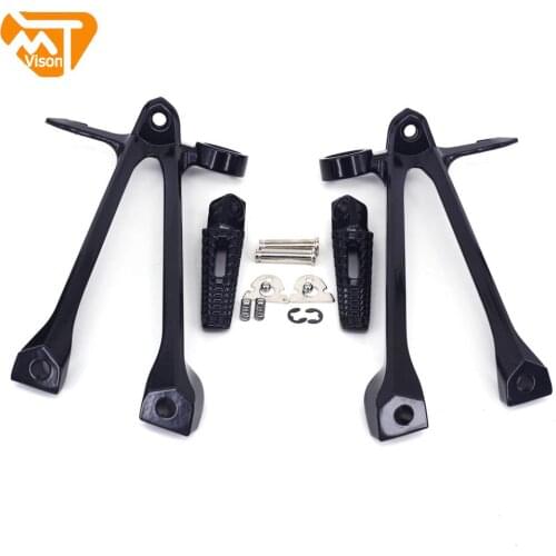 Motorcycle Rear Foot Pegs Pedal Pedals Bracket Footrest For HONDA GSXR1000 2009-2010
