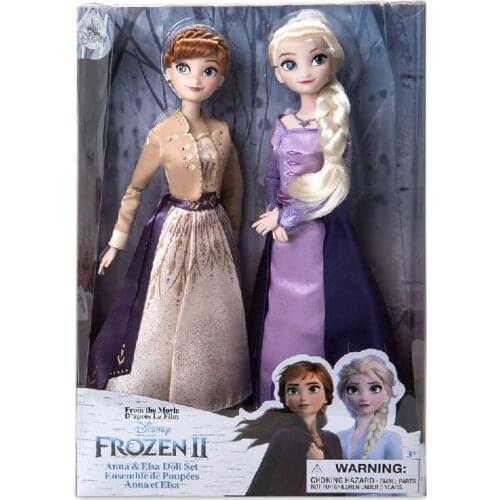Disney Dolls Frozen 2 Aisha Anna Dolls Princess Queen Doll Snow Queen Childrens Girls Collection Toys