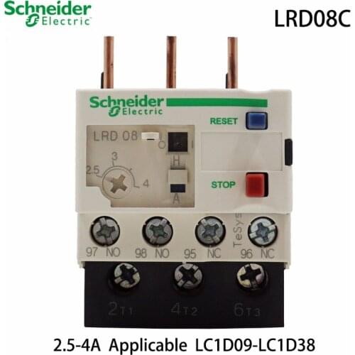 Schneider Electric LRD08C contactor LR-D08C 2.5-4A LC1D contactor thermal overload relay brand new original export