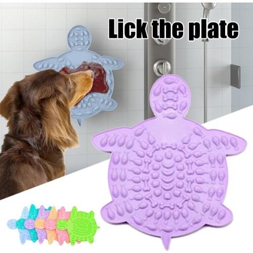Silicone Pet Lick Mat Feeders with Sunction Cup Dog Slow Food Eating Trainer Washing Distraction Device Dog Supplies Pet Product