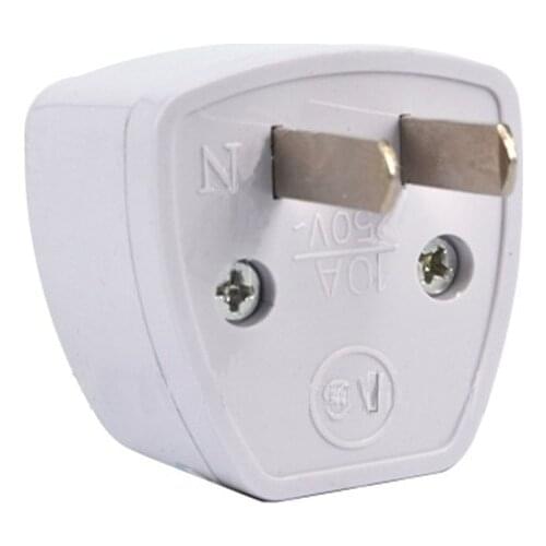 Universal 2Pin US USA AC Travel Power Plug Adapter EU UK AU To US 2 Pin Conversion Plug