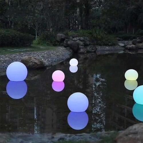 Waterproof LED Garden Ball Light landscape lighting deco jardin exterieur Outdoor Party Wedding bar piscina Floating Lawn Lamps