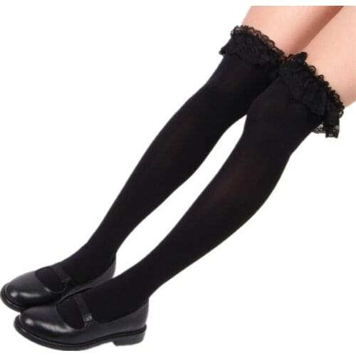 Japanese Style Kawaii Lace Lolita Socks Stockings Bow Lovely Cosplay Sexy Leggings Anime Cosplay Stockings