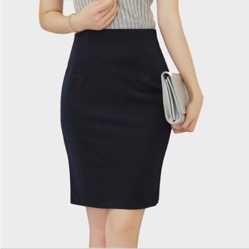 2020 New Spring Summer Women Skirt High Waist Midi Skirt Plus Size Pencil Skirt Skirts Women LY101