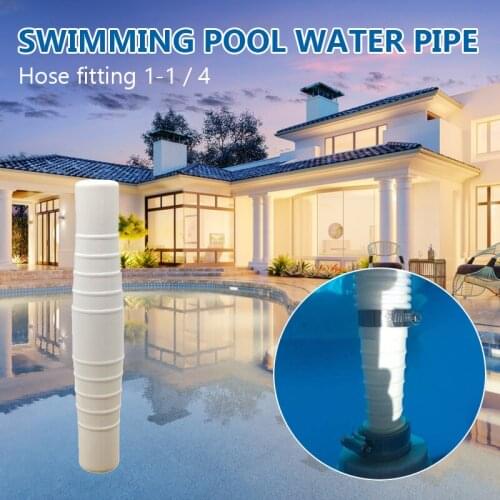 1Pc Swimming Pool Universal Hose Connector Hose Connector Fits For 1-1/4"X1-1/2" Inch Hoses Easy Install Hose Connector