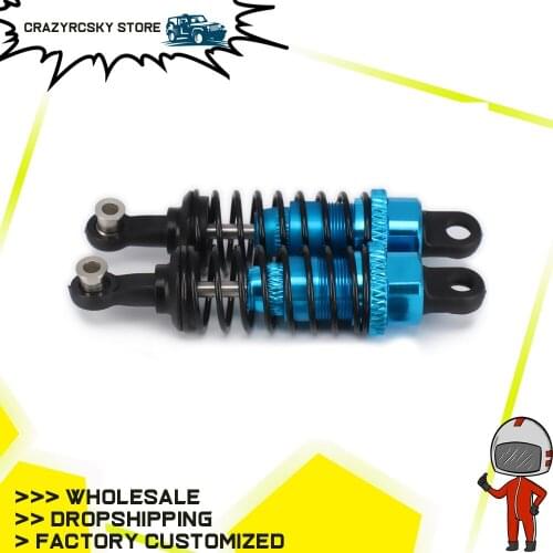2PCS Alloy Aluminum 63mm Long Adjustable Shock Absorber Damper For Rc Hobby Car 1/10 Hsp Traxxas Arrma 101004 Toy