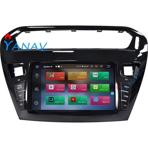 2DIN Android 10 Car radio for peugeot 301 Citroen Elysee Radio 2013-2016 car stereo autoradio auto audio multimedia DvD player
