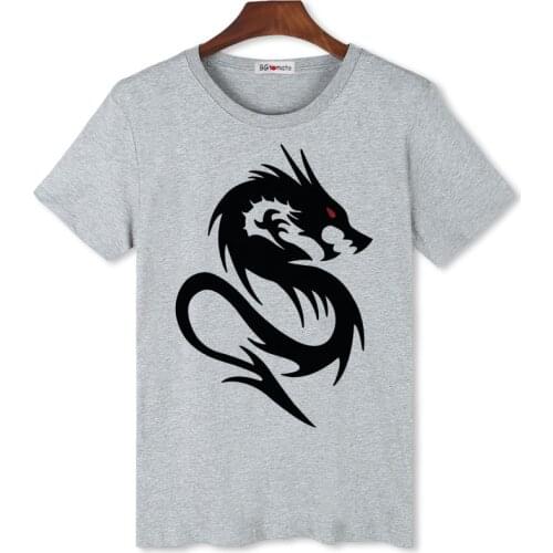 BGtomato New!! Black Chinese Dragon t shirt men Fashion cool LUCKY shirt Brand good quality comfortable shirts modal tops