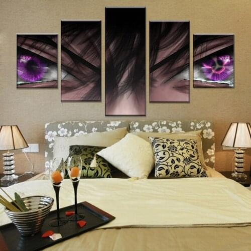 Home Decoration Hd Prints Painting 5 Panel Code Geass Pictures Wall Art Modular Canvas Anime Poster Modern Bedside Background