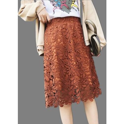 ECTIC Lace Pencil Skirts