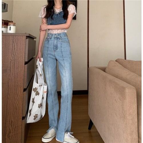 FYCOOKY Women's Straight Jeans